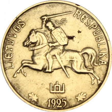 Литва 10 центов 1925 год