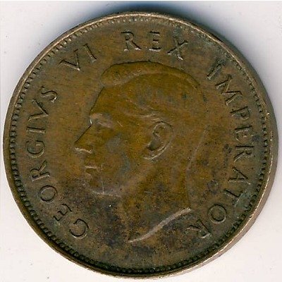 ЮАР 1/4 пенни 1947 год