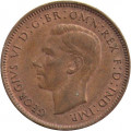 Великобритания 1 фартинг 1943 год - Крапивник