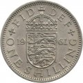 Великобритания 1 шиллинг 1961 год - Английский герб