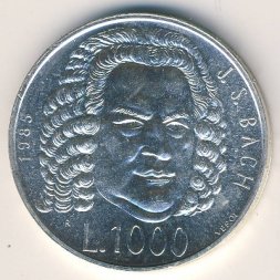 Сан-Марино 1000 лир 1985 год