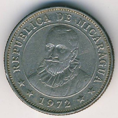 Никарагуа 10 сентаво 1972 год