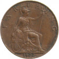 Великобритания 1 фартинг 1922 год - Король Георг V