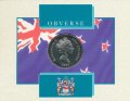 Новая Зеландия 5 долларов 1996 год - Окленд (в буклете)