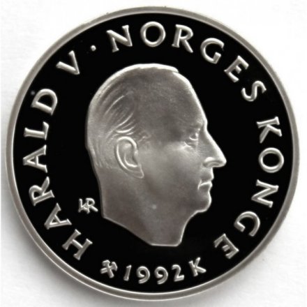 Норвегия 50 крон 1992 год - XVII Зимние олимпийские игры, Лиллехаммер 1994. Дети на санках
