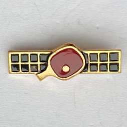 Значок. Настольный теннис. Ракетка