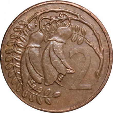 Новая Зеландия 2 цента 1983 год - Цветки куаваи