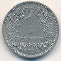 Третий Рейх 1 рейхсмарка 1936 год (F)