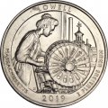 США 25 центов 2019 год - Национальный исторический парк Лоуэлл (S)