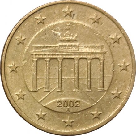 Германия 10 евроцентов 2002 год (A)