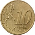 Германия 10 евроцентов 2002 год (A)