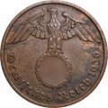 Третий Рейх 2 рейхспфеннига 1939 год (F)