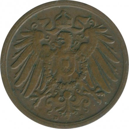 Германия 2 пфеннига 1916 год (D)