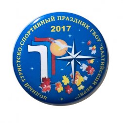 Значок Водный туристско-спортивный праздник ГБОУ "Балтийский Берег". 2017