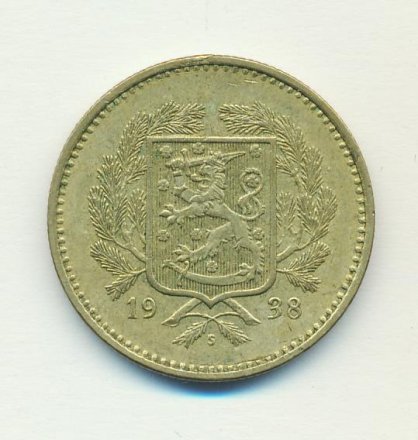 Финляндия 10 марок 1938 год