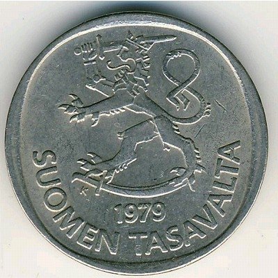 Финляндия 1 марка 1979 год
