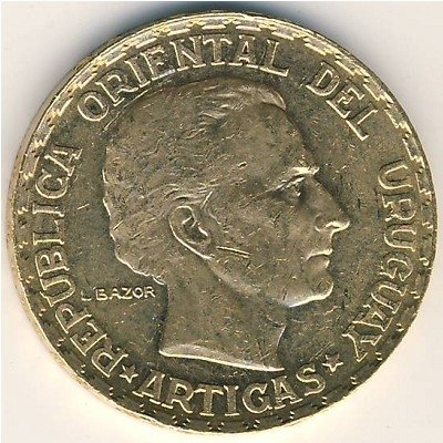 Уругвай 5 песо 1930 год