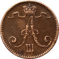 Финляндия 1 пенни 1894 год - Александр III - XF