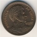 Чили 1 песо 1953 год