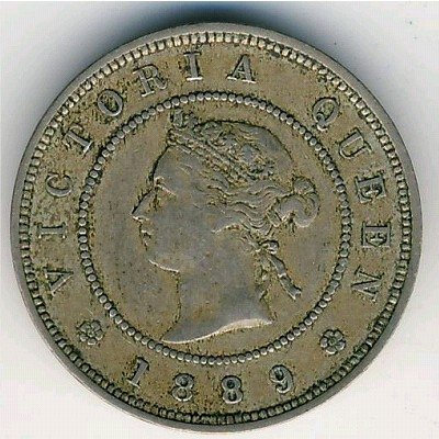 Ямайка 1 фартинг 1889 год