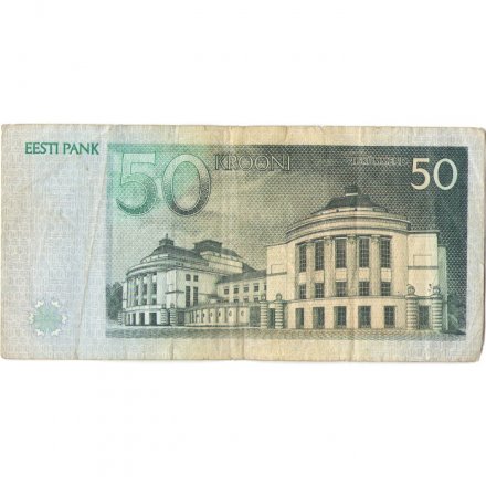 Эстония 50 крон 1994 год - Рудольф Тобиас, эстонский композитор и органист - F