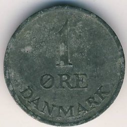Дания 1 эре 1961 год