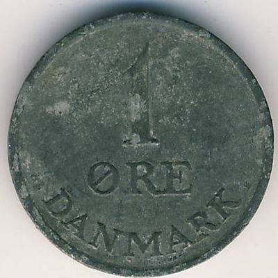 Дания 1 эре 1961 год
