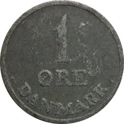 Дания 1 эре 1961 год