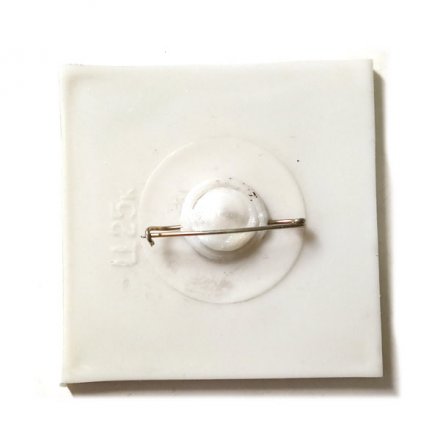 Значок Артек. Пионерский лагерь, зеркальный, большой