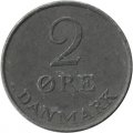 Дания 2 эре 1965 год (цинк)