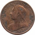Великобритания 1/2 пенни 1898 год