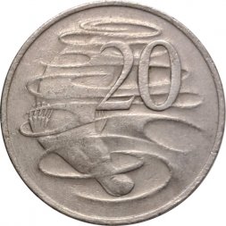 Австралия 20 центов 1975 год - Утконос