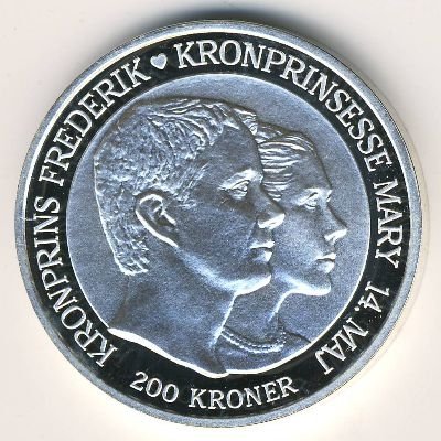 Дания 200 крон 2004 год
