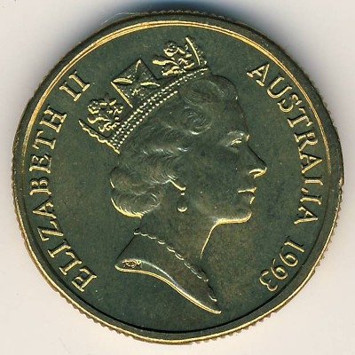 Австралия 1 доллар 1993 год - Landcare Australia (организация по защите окружающей среды) (S)