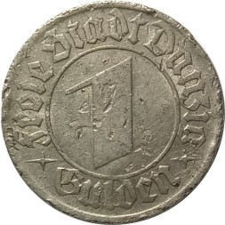 Монета Данциг 1 гульден 1932 год