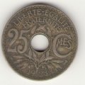 Франция 25 сантимов 1928 год