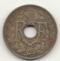 Франция 25 сантимов 1928 год