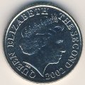 Джерси 5 пенсов 2002 год