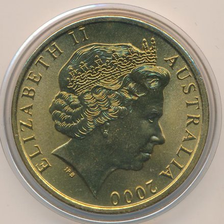 Австралия 5 долларов 2000 год - Олимпийские игры в Сиднее. Бейсбол