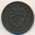 Ирландия 1/2 пенни 1822 год