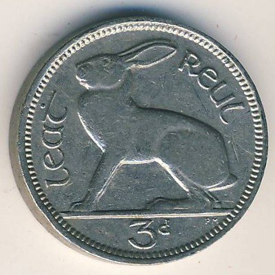 Ирландия 3 пенса 1934 год