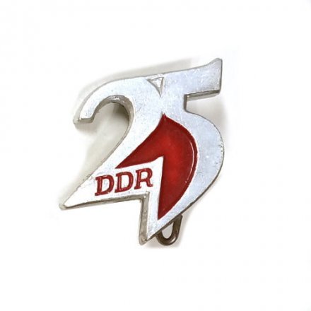 Значок 25 лет ГДР