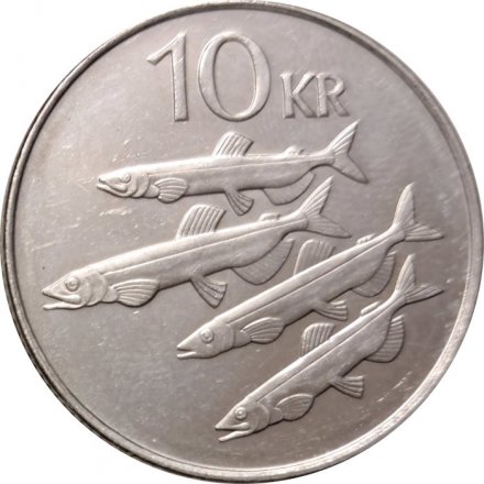 Исландия 10 крон 1996 год - Мойва