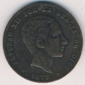 Испания 10 сентимо 1879 год