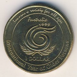 Австралия 1 доллар 1999 год