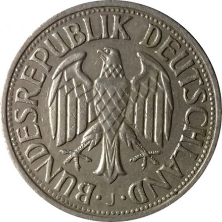 ФРГ 1 марка 1970 год (J)