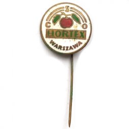 Значок-иголка Варшава. HORTEX