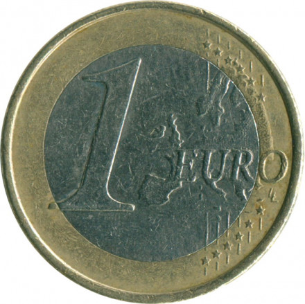Испания 1 евро 2008 год - Хуан Карлос I
