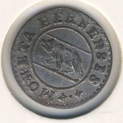 Швейцария 1/2 крейцера 1765 год