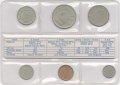 Годовой набор из 6 монет Швеция 1977 года в банковской упаковке